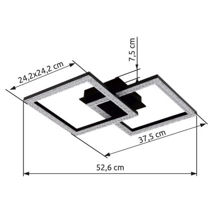 Globo - LED Ceiling light LED/20W/230V