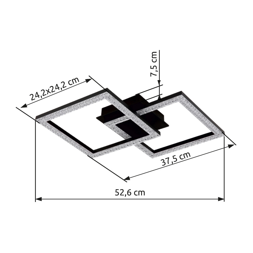 Globo - LED Ceiling light LED/20W/230V