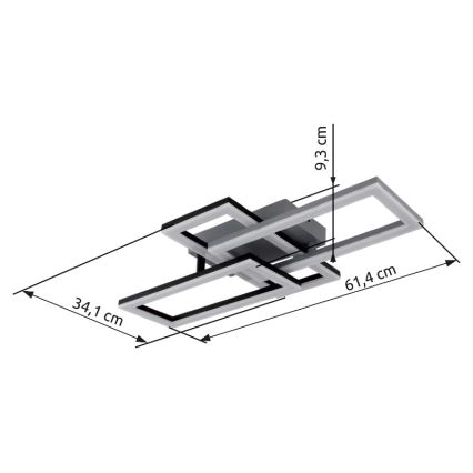 Globo - LED Ceiling light LED/24W/230V