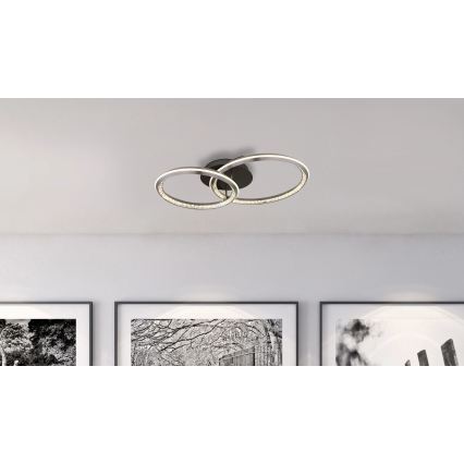 Globo - LED Dimmable ceiling light LED/50W/230V 2700-6000K 50x75 cm + remote control