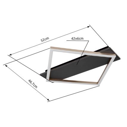 Globo - LED Ceiling light LED/18W/230V