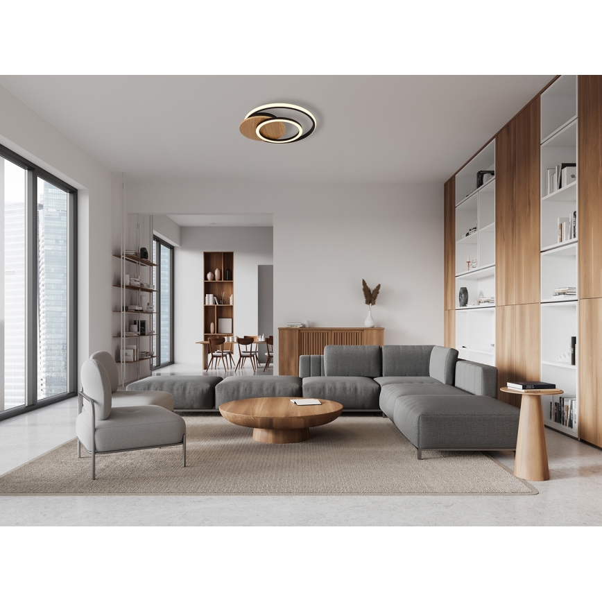 Globo - LED Ceiling light LED/24W/230V black