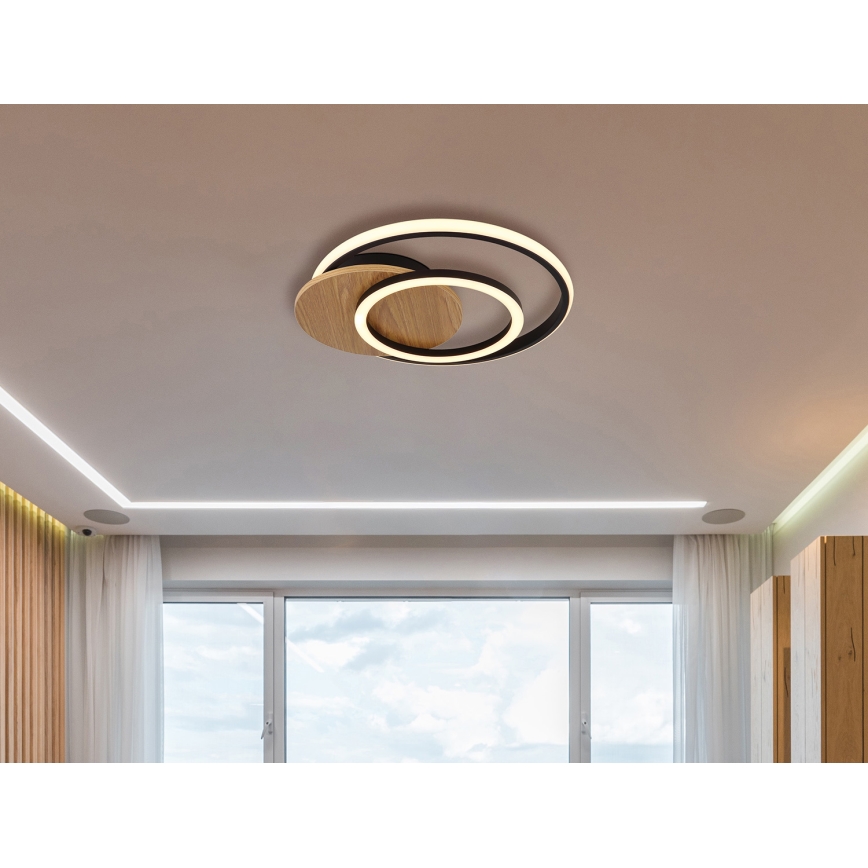 Globo - LED Ceiling light LED/24W/230V black