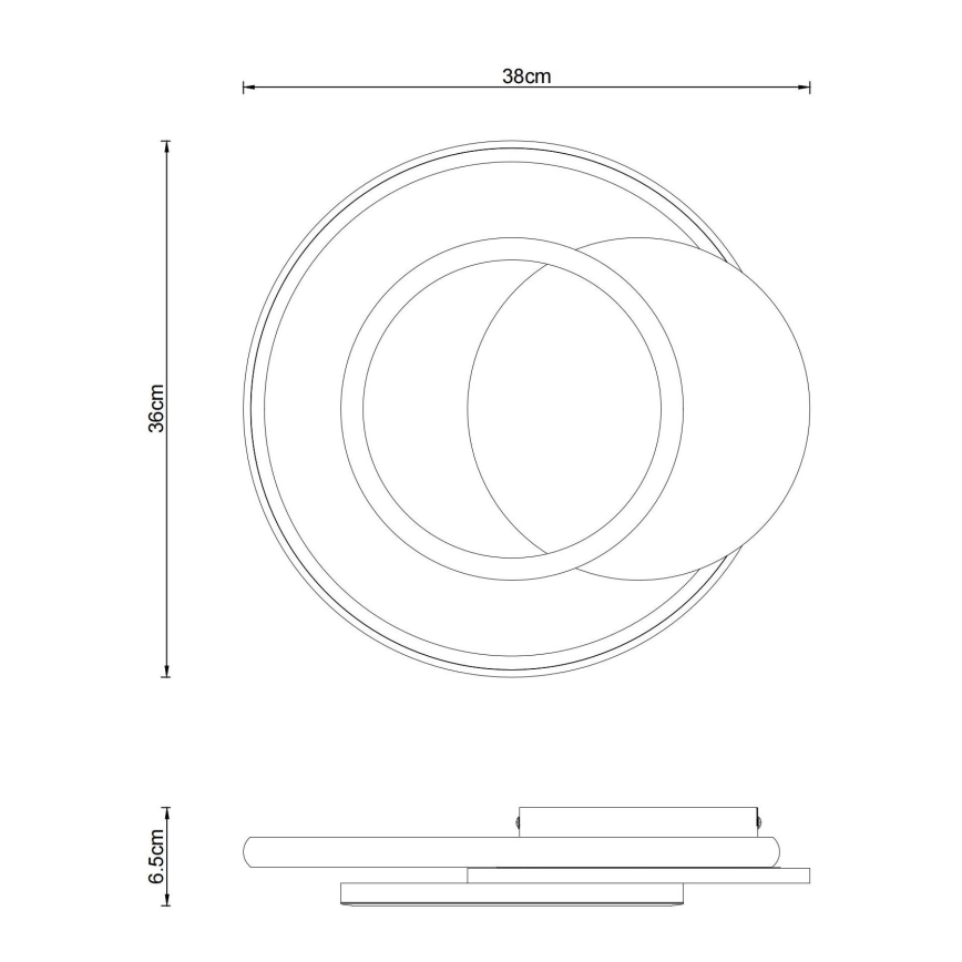 Globo - LED Ceiling light LED/24W/230V