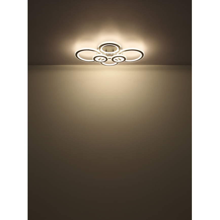 Globo - LED Dimmable ceiling light LED/60W/230V 2700-6000K 56x78 cm anthracite + remote control