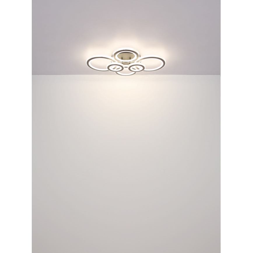 Globo - LED Dimmable ceiling light LED/60W/230V 2700-6000K 56x78 cm anthracite + remote control