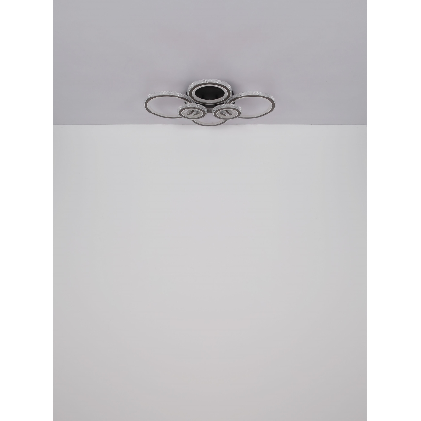Globo - LED Dimmable ceiling light LED/60W/230V 2700-6000K 56x78 cm anthracite + remote control