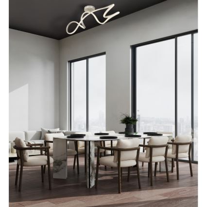 Globo - LED Surface-mounted chandelier LED/30W/230V matte chrome