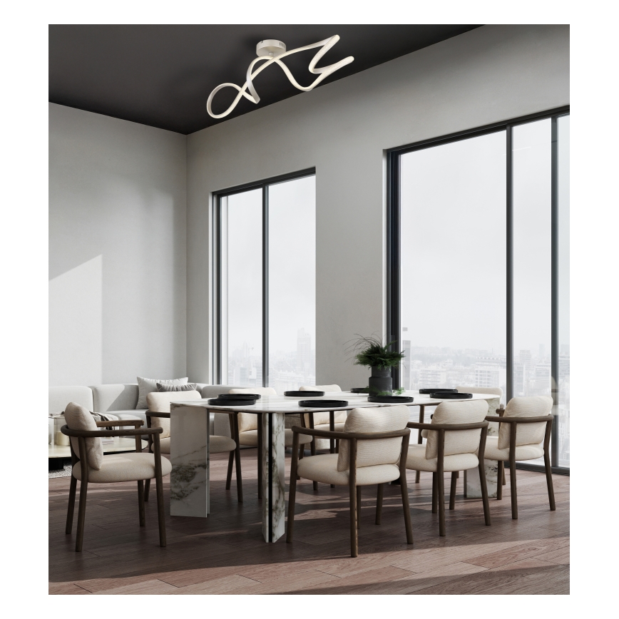 Globo - LED Surface-mounted chandelier LED/30W/230V matte chrome