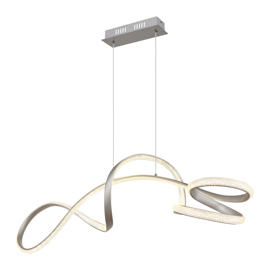 Globo - LED Chandelier on a string LED/40W/230V matte chrome