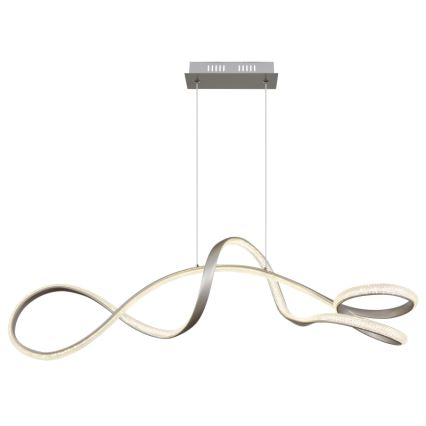 Globo - LED Chandelier on a string LED/40W/230V matte chrome