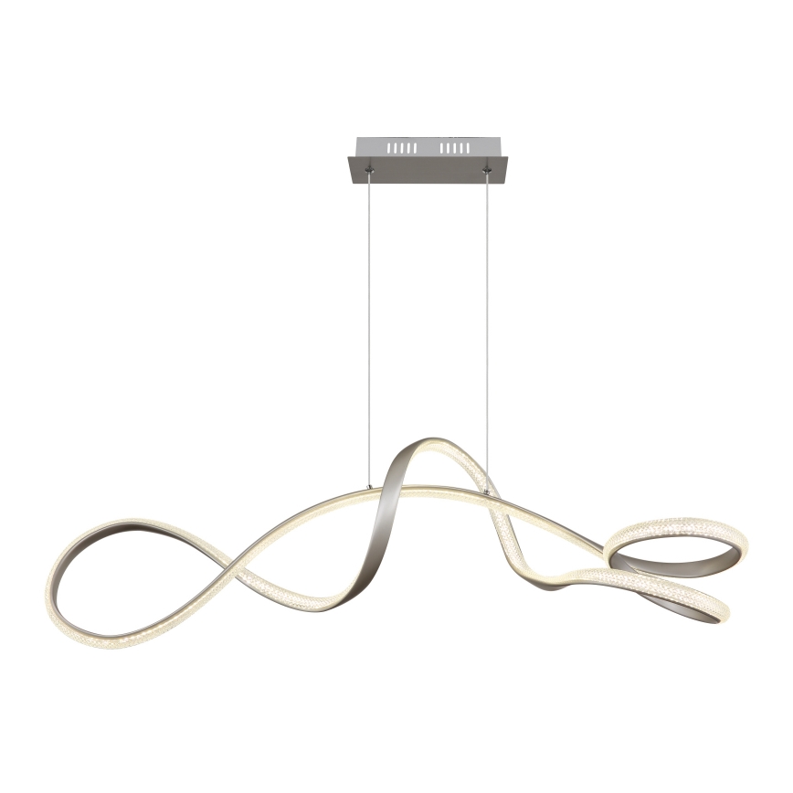 Globo - LED Chandelier on a string LED/40W/230V matte chrome
