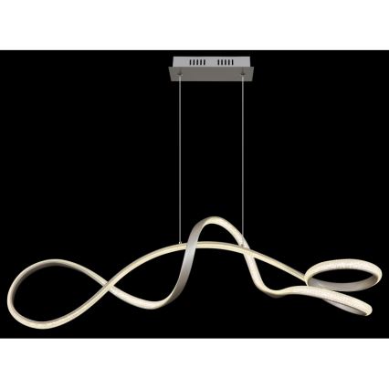 Globo - LED Chandelier on a string LED/40W/230V matte chrome