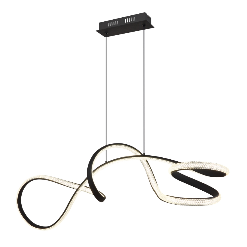 Globo - LED Chandelier on a string LED/40W/230V black