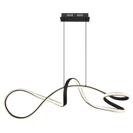 Globo - LED Chandelier on a string LED/40W/230V black