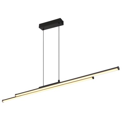 Globo - LED Chandelier on a string LED/24W/230V 3000K black