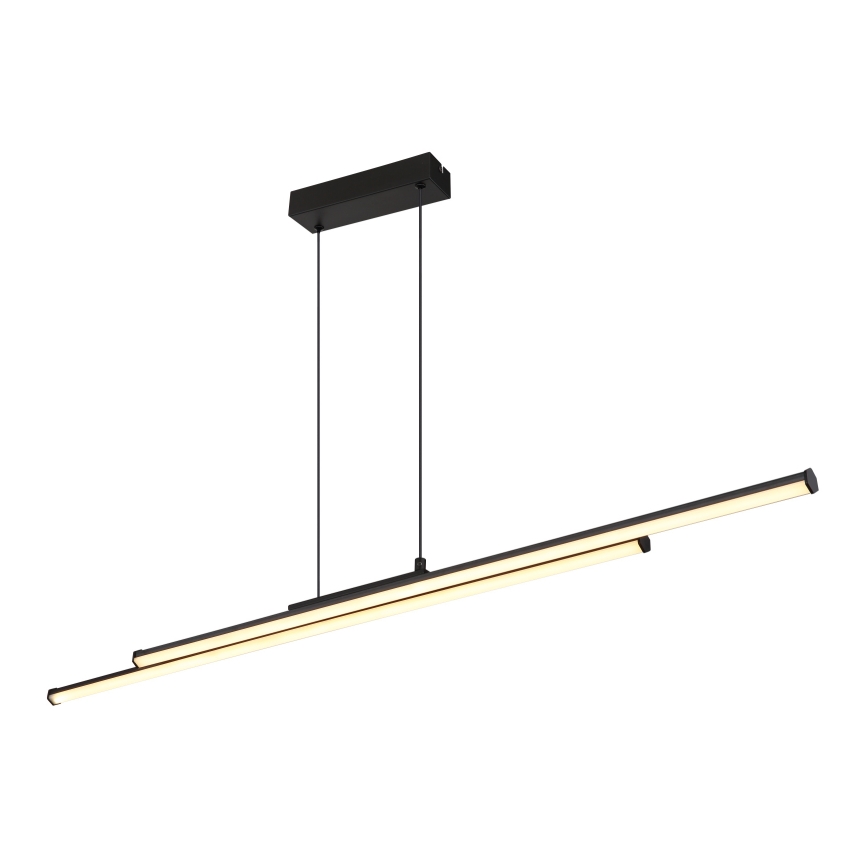 Globo - LED Chandelier on a string LED/24W/230V 3000K black