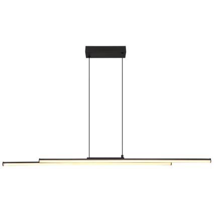 Globo - LED Chandelier on a string LED/24W/230V 3000K black