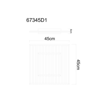 Globo - LED Ceiling light LED/36W/230V 3000K 45x45 cm