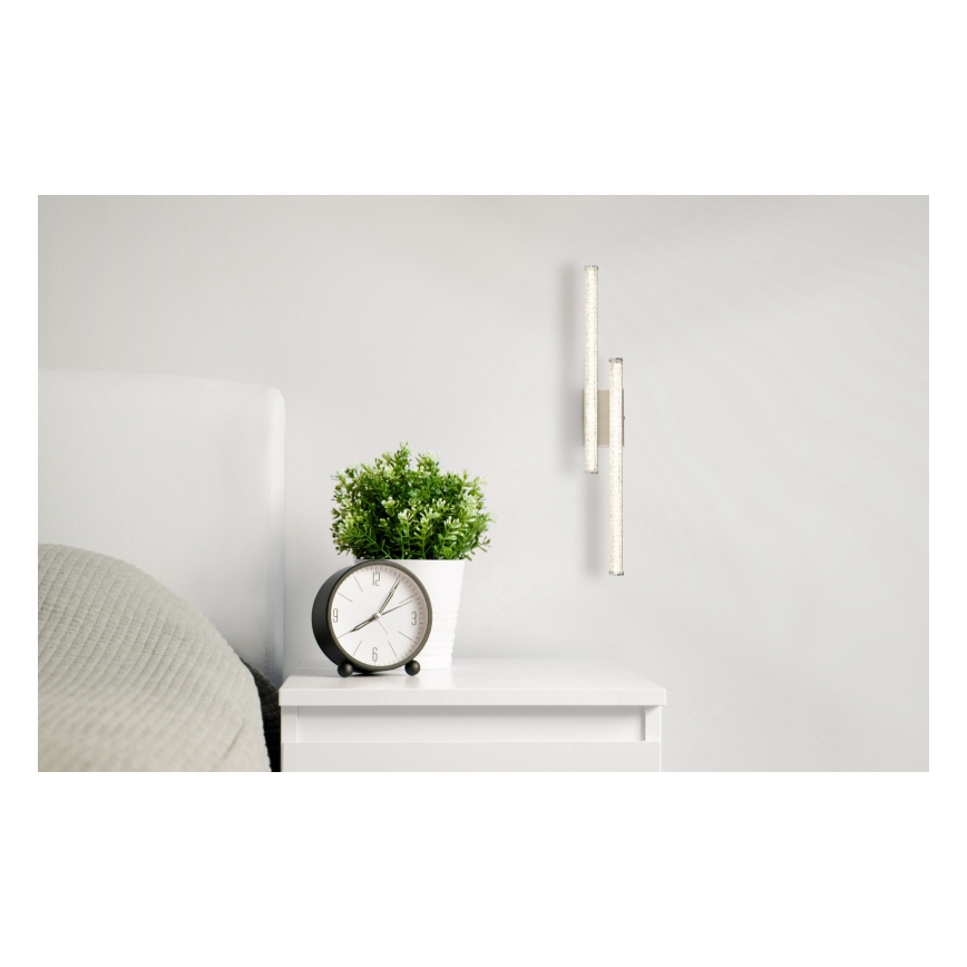 Globo - LED Ceiling light LED/12W/230V 4000K matte chrome