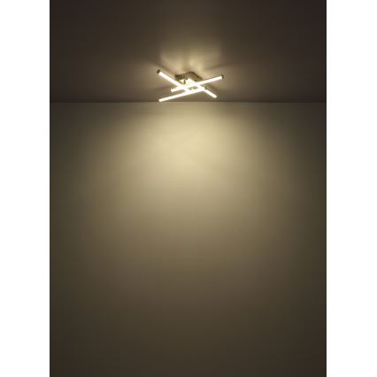 Globo - LED Ceiling light LED/24W/230V 4000K matte chrome