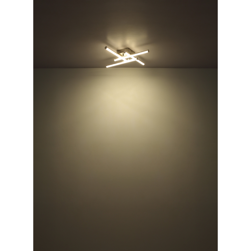 Globo - LED Ceiling light LED/24W/230V 4000K matte chrome