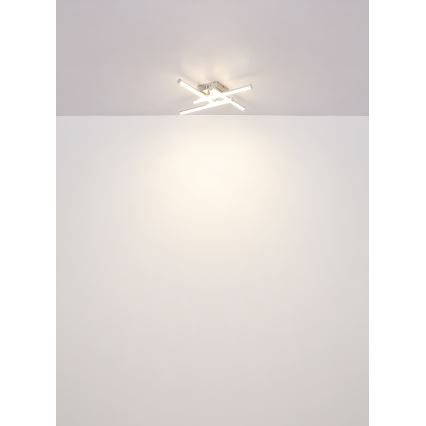 Globo - LED Ceiling light LED/24W/230V 4000K matte chrome