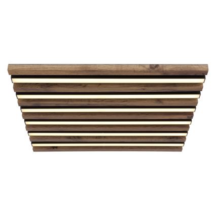 Globo - LED Ceiling light LED/30W/230V 3000K 45x45 cm wood