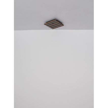 Globo - LED Ceiling light LED/30W/230V 3000K 45x45 cm wood