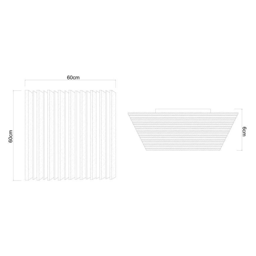 Globo - LED dimmable ceiling light LED/40W/230V 2700-6500K 60x60 cm + remote control