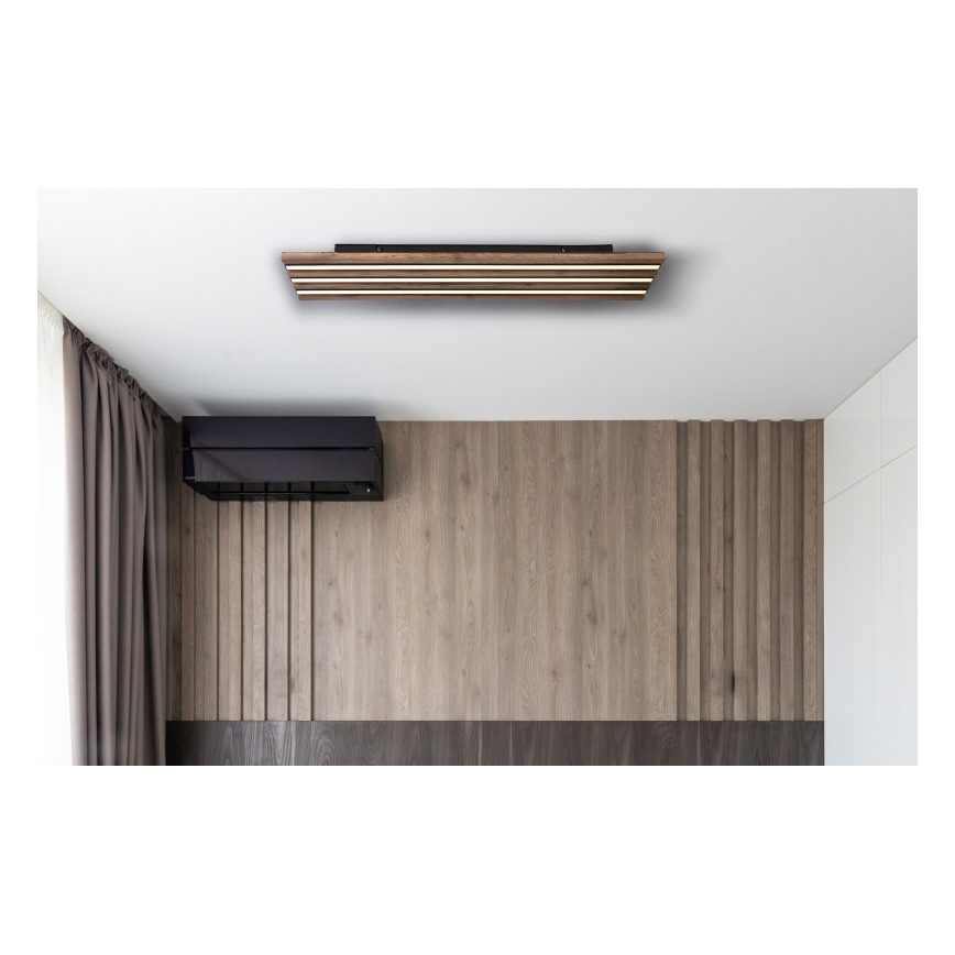 Globo - LED Ceiling light LED/30W/230V 3000K 80x20 cm wood