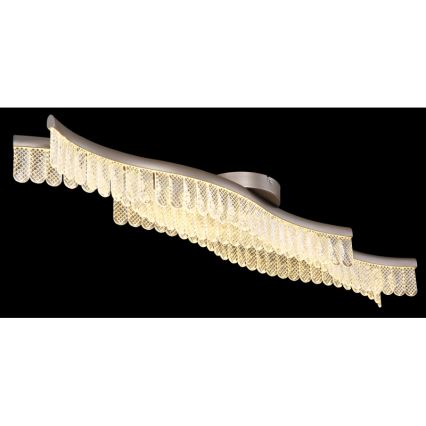 Globo - LED Ceiling light LED/35W/230V 3200K 18x108 cm matte chrome