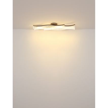 Globo - LED Ceiling light LED/35W/230V 3200K 18x108 cm matte chrome