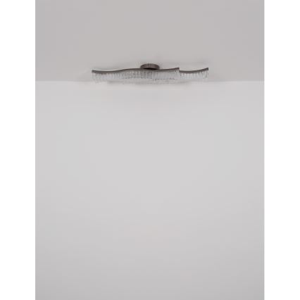 Globo - LED Ceiling light LED/35W/230V 3200K 18x108 cm matte chrome