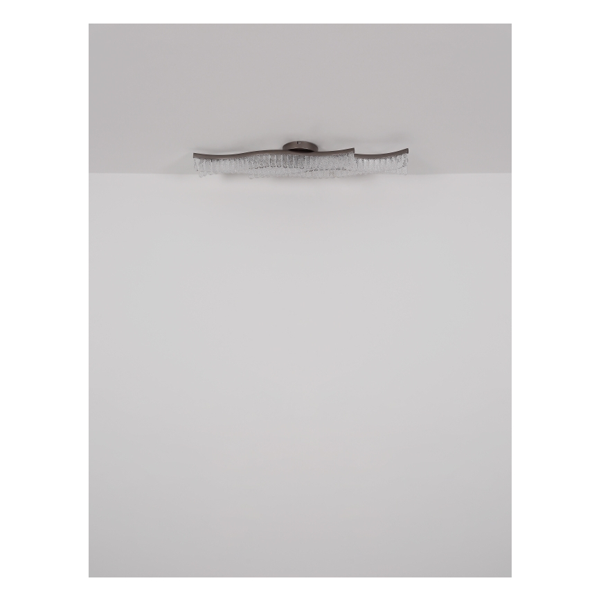 Globo - LED Ceiling light LED/35W/230V 3200K 18x108 cm matte chrome