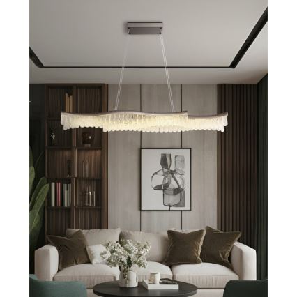 Globo - LED Chandelier on a string LED/35W/230V 3200K matte chrome