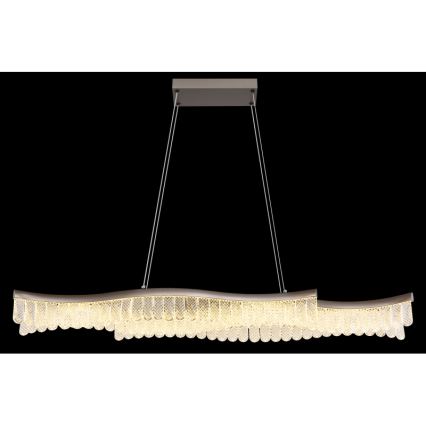 Globo - LED Chandelier on a string LED/35W/230V 3200K matte chrome