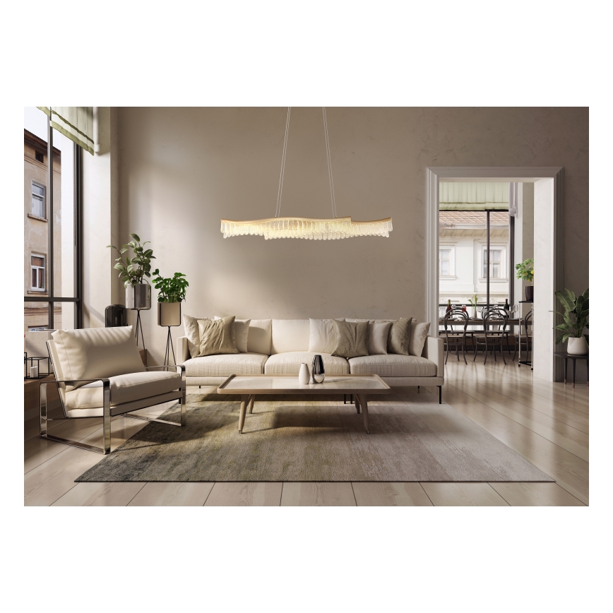 Globo - LED Chandelier on a string LED/35W/230V 3200K gold