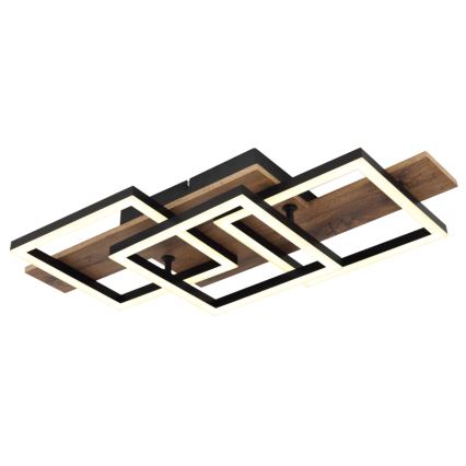 Globo - LED Ceiling light LED/24W/230V 3000K 33x58 cm brown/black