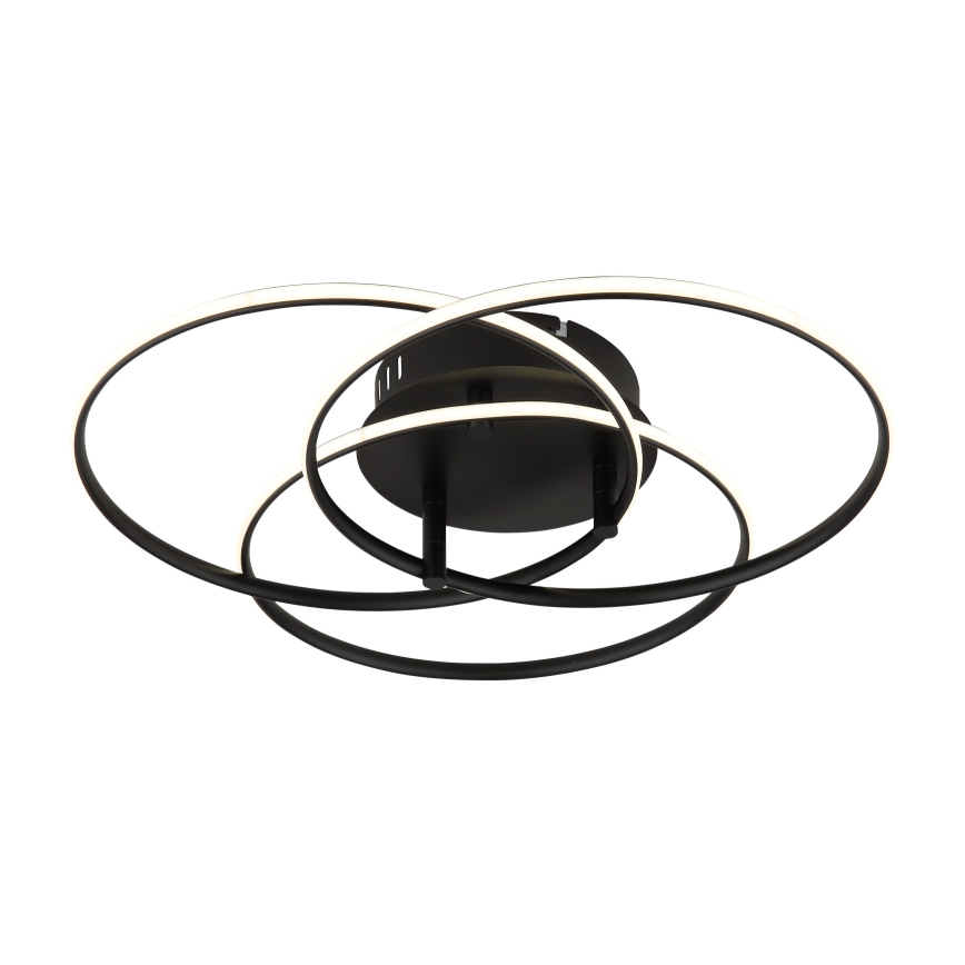 Globo - LED Ceiling light LED/40W/230V 4000K d. 45,6 cm black