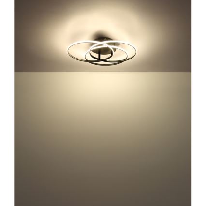 Globo - LED Ceiling light LED/40W/230V 4000K d. 45,6 cm black