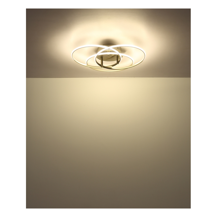 Globo - LED Ceiling light LED/40W/230V 4000K d. 45,6 cm matte chrome