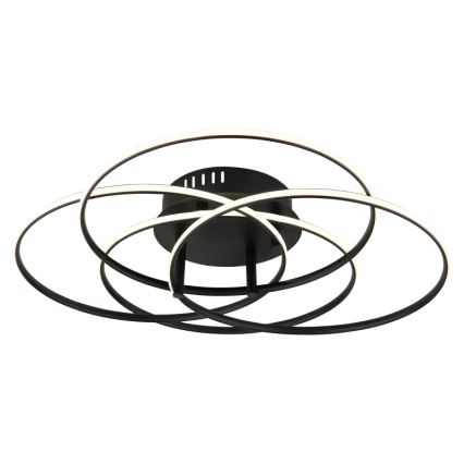 Globo - LED Ceiling light LED/55W/230V 4000K d. 51,5 cm black