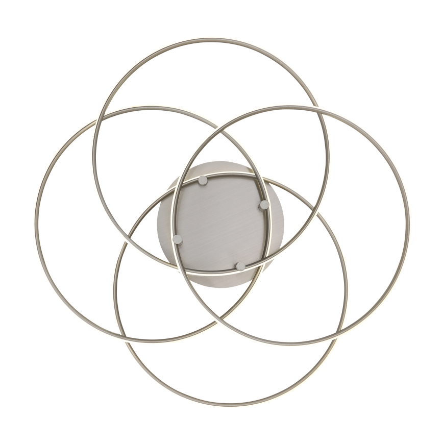 Globo - LED Ceiling light LED/55W/230V 4000K d. 51,5 cm matte chrome