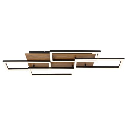 Globo - Dimmable LED ceiling light LED/40W/230V 2700-6500K 32,5x87,5 cm brown/black + remote control