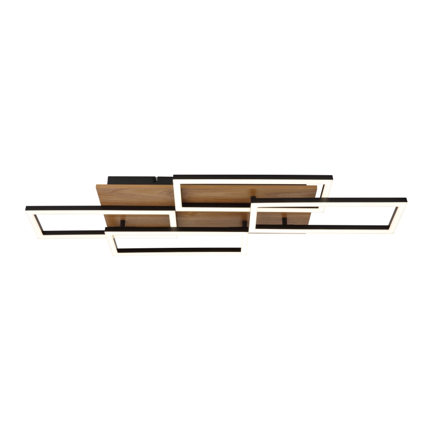Globo - Dimmable LED ceiling light LED/40W/230V 2700-6500K 32,5x87,5 cm brown/black + remote control