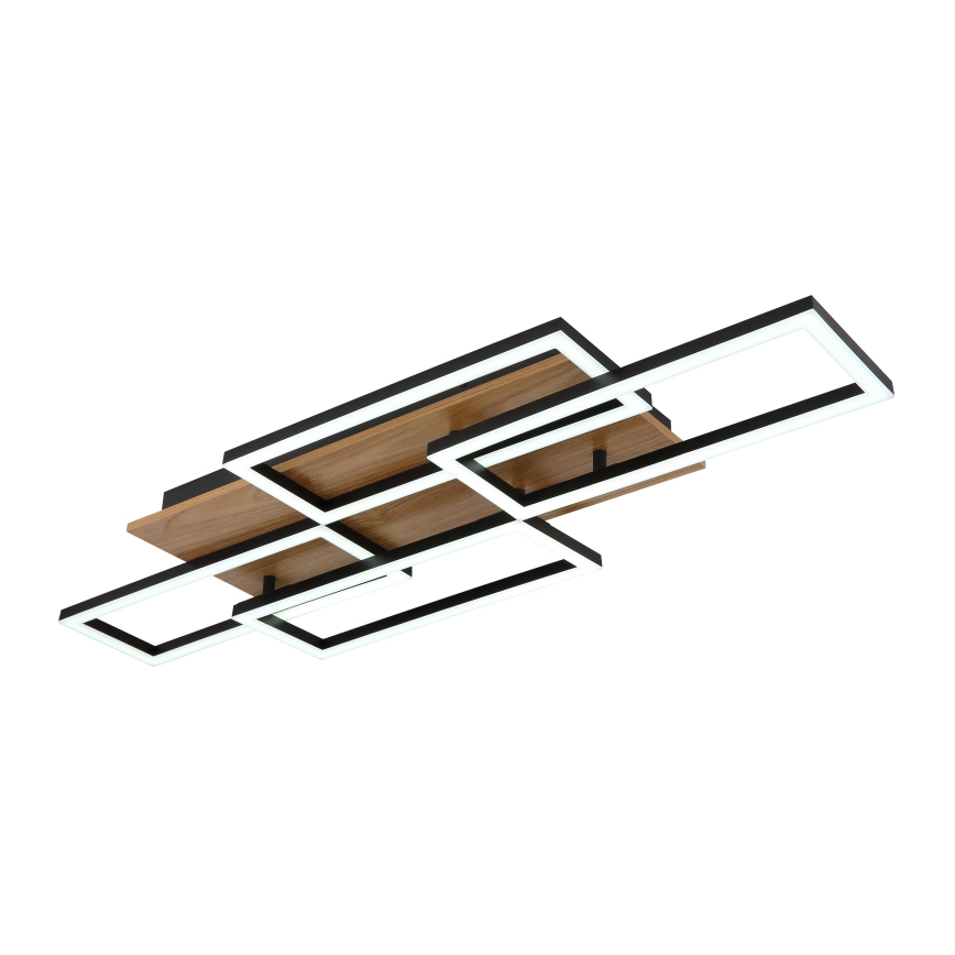 Globo - Dimmable LED ceiling light LED/40W/230V 2700-6500K 32,5x87,5 cm brown/black + remote control