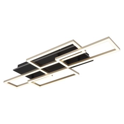 Globo - Dimmable LED Ceiling Light LED/40W/230V 2700-6500K 32,5x87,5 cm Black + Remote Control