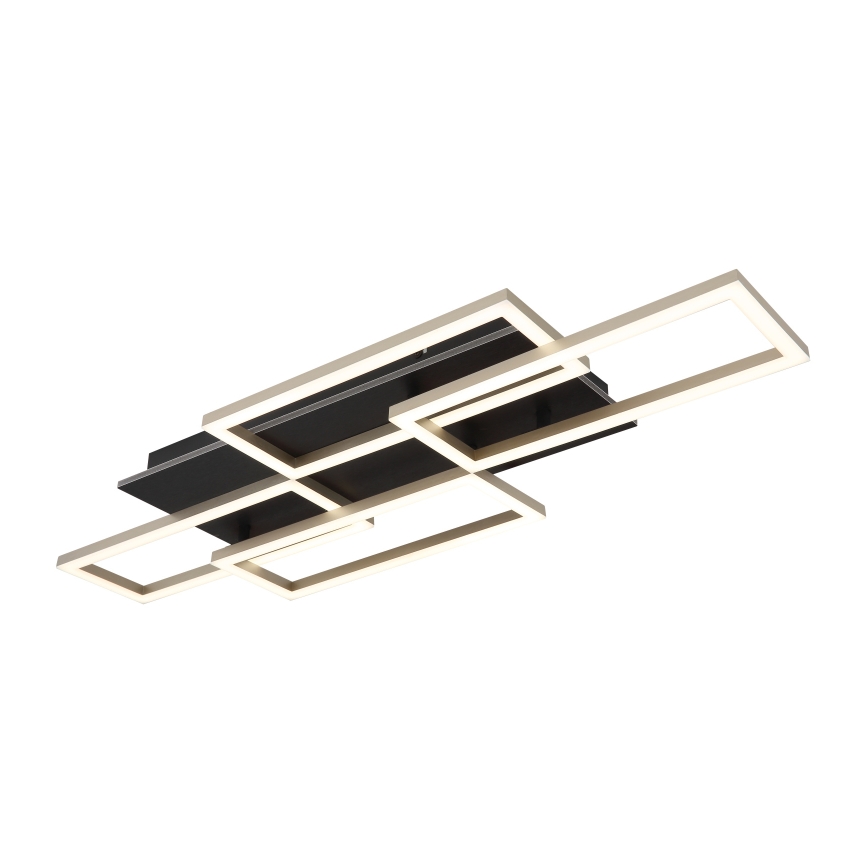 Globo - Dimmable LED Ceiling Light LED/40W/230V 2700-6500K 32,5x87,5 cm Black + Remote Control