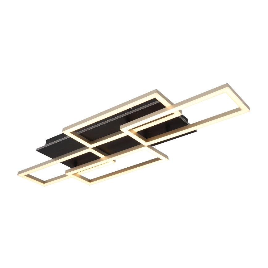 Globo - Dimmable LED Ceiling Light LED/40W/230V 2700-6500K 32,5x87,5 cm Black + Remote Control